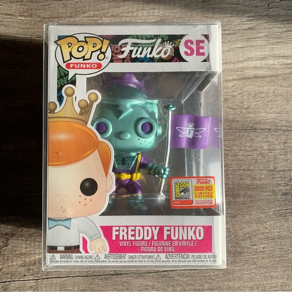Freddy Funko metallic teal robot - Picture 7 of 8